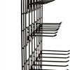 7RiversART Heavy Duty Black Gridwall Hook 50pcs Metal Wall Mount-7