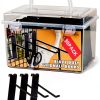 Gridwall Hooks Alyoen GH02 Black Metal 30 Piece Set for Heavy Duty Use-0