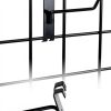 Alyoen Gridwall Hooks Black Metal Wall Mount - 6in 4in 2in-1