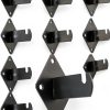Mezchi Iron Gridwall Mount Brackets 12-Piece Set Heavy Duty Wall Mount-0