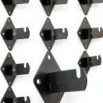 Mezchi Iron Gridwall Mount Brackets 12-Piece Set Heavy Duty Wall Mount-0