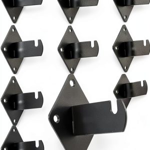Mezchi Iron Gridwall Mount Brackets 12-Piece Set Heavy Duty Wall Mount-0