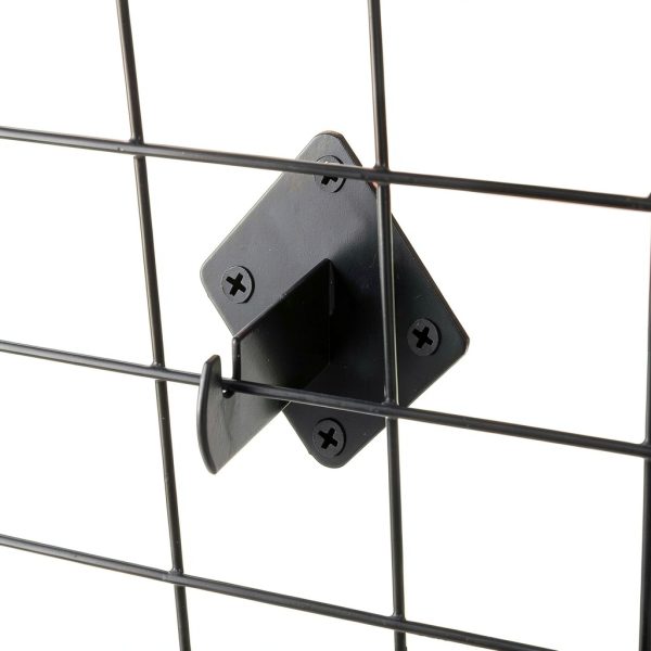 Mezchi Iron Gridwall Mount Brackets 12-Piece Set Heavy Duty Wall Mount-2