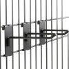Polmart Gridwall Hook 96-Pack 5mm Alloy Steel Straight Black-2