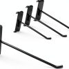 7RiversART 6" Gridwall Hook Powder Coated – 12 pcs Rust Resistant-0