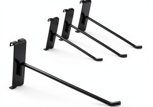 7RiversART 6" Gridwall Hook Powder Coated – 12 pcs Rust Resistant-0
