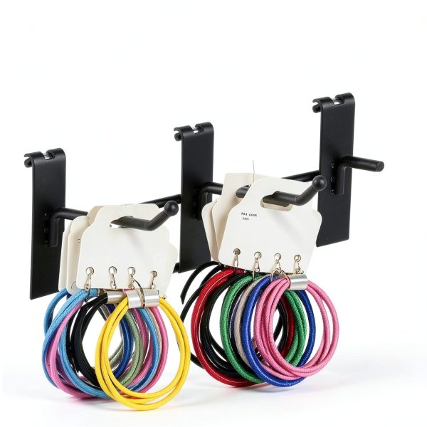 Mezchi 40-Pack Grid Wall Hooks 4in x 0.2in Cold Rolled Steel-4