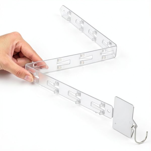 Roowest Hanging Strip with S Hooks – 30 Pack Plastic Organizer-1