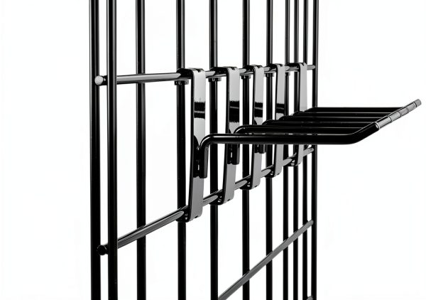 7RiversART 6" Gridwall Hook Powder Coated – 12 pcs Rust Resistant-5