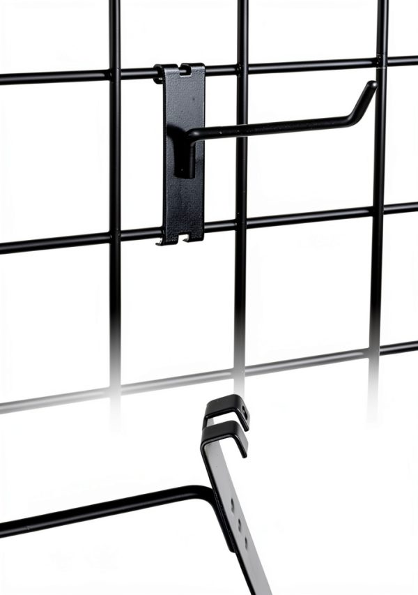 Gridwall Hooks Alyoen GH02 Black Metal 30-Piece Set-1