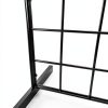 Only Hangers Black Metal Gridwall Hanging Shelf with 9 Hooks-3