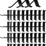 7RiversART Heavy Duty Black Gridwall Hook 50pcs Metal Wall Mount-0