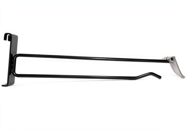 Only Hangers Black Metal Gridwall Hook 100-Pack 6 Inch Industrial-1