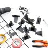 Coume Black Gridwall Mount Bracket 12‑Pack Minimalist Space Saving-2