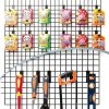 Polmart Gridwall Hook 96-Pack 5mm Alloy Steel Straight Black-3