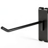 Polmart Gridwall Hook 96-Pack 5mm Alloy Steel Straight Black-1