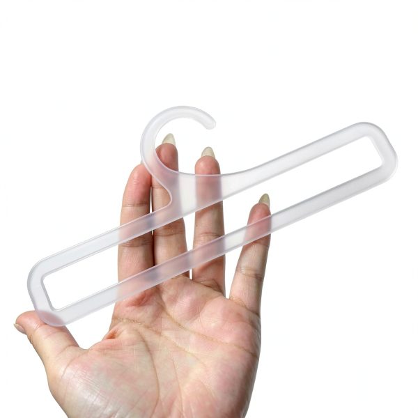 White Plastic Hangers 50pcs Sturdy Gridwall Hook Set for Home Office-2