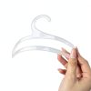White Plastic Hangers 50pcs Sturdy Gridwall Hook Set for Home Office-3