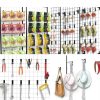 7RiversART 6" Gridwall Hook Powder Coated – 12 pcs Rust Resistant-4