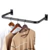 Hicarer U Shaped Black Handrail for Gridwall 12x24 Inch Duty Metal-3