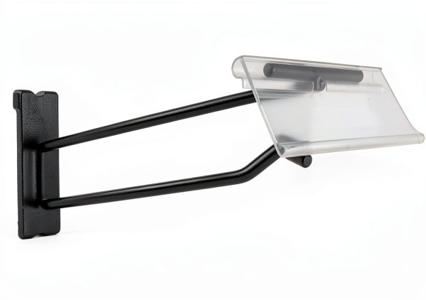 Only Hangers Black Metal Gridwall Hook 100-Pack 6 Inch Industrial-0