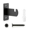 Coume Black Gridwall Mount Bracket 12‑Pack Minimalist Space Saving-1
