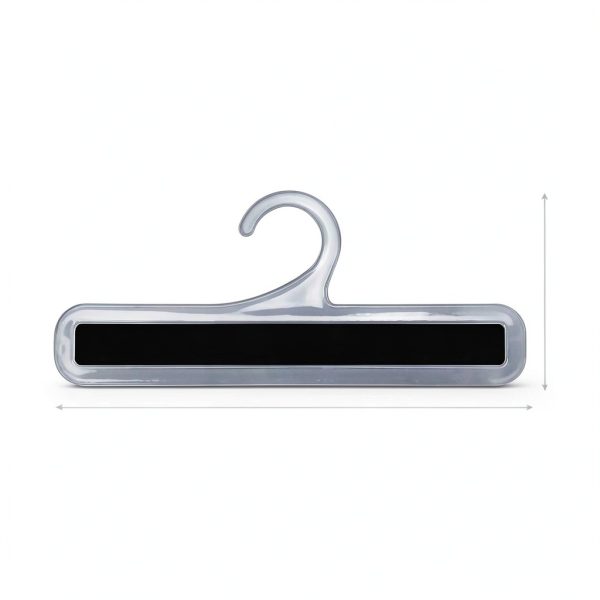 White Plastic Hangers 50pcs Sturdy Gridwall Hook Set for Home Office-1