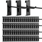 Gridwall Hook Zonon Stainless Steel 6 Inch Black Lightweight Wall-0