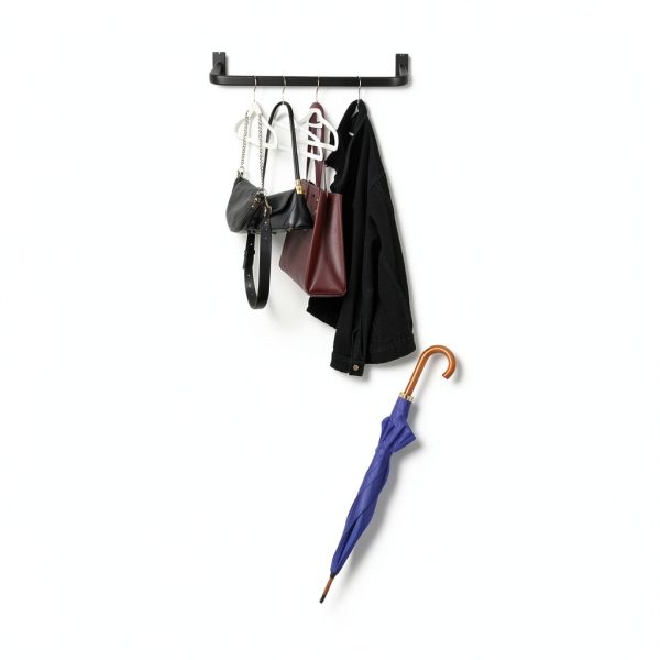 Hicarer U Shaped Black Handrail for Gridwall 12x24 Inch Duty Metal-5