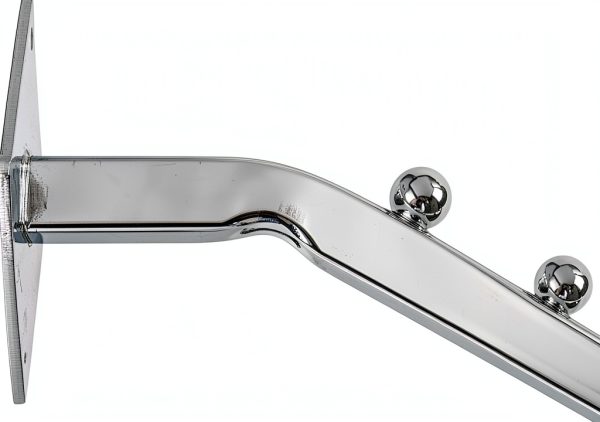 Only Hangers Chrome Wall Mount Grid Hook 3‑Piece 18‑Inch Square-1