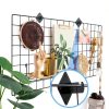Mezchi Iron Gridwall Mount Brackets 12-Piece Set Heavy Duty Wall Mount-6