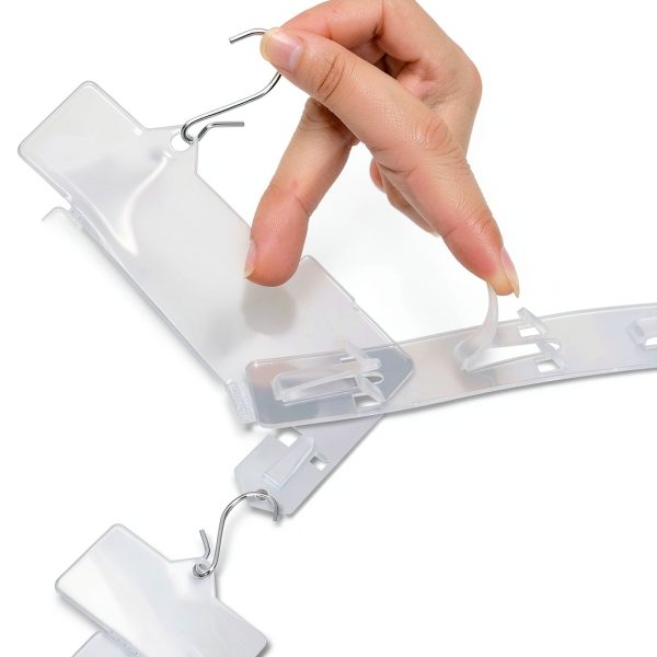 Roowest Hanging Strip with S Hooks – 30 Pack Plastic Organizer-3