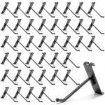 Mezchi 40-Pack Grid Wall Hooks 4in x 0.2in Cold Rolled Steel-0