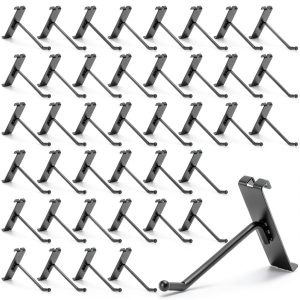 Mezchi 40-Pack Grid Wall Hooks 4in x 0.2in Cold Rolled Steel-0