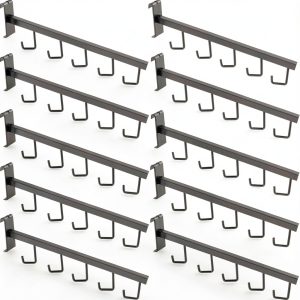 Gridwall Waterfall Faceout Tcevily Black Metal 5 Hook 10 Size-0