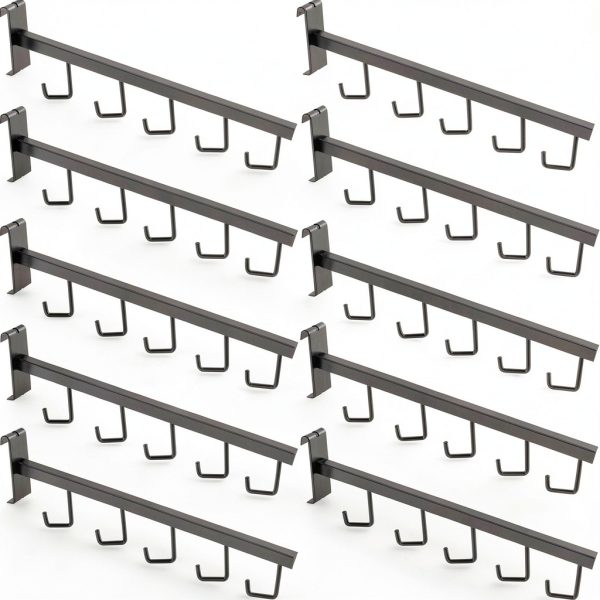 Gridwall Waterfall Faceout Tcevily Black Metal 5 Hook 10 Size-0