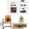 Gridwall Hook Therwen Black Metal Polished 10 Set Retail Workshop-5