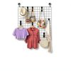 Mezchi 40-Pack Grid Wall Hooks 4in x 0.2in Cold Rolled Steel-6