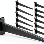 Alffun Gridwall Bracket Set 12 Pack Wall Mount Iron Hooks with Lip-0