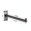 Gridwall Hook Therwen Black Metal Polished 10 Set Retail Workshop-2