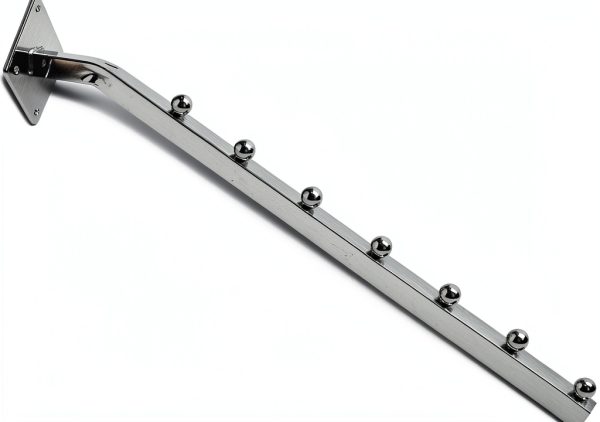 Only Hangers Chrome Wall Mount Grid Hook 3‑Piece 18‑Inch Square-0