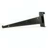 Blulu Grid Wall Bracket Black Metal 12 Inch Glossy Finish 20 Count-3
