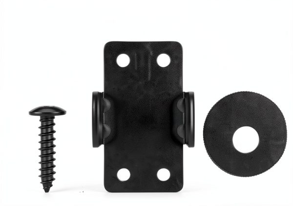 Gridwall Mount Brackets 12 Pack Black Carbon Steel by Thyle-1