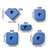 10 PCS Silicone Caulking Tool Set, Sealant Finishing Tool, Caulk Remover Tool, Portable Sealant Scraper, Reuse Grout Scraper for Kitchen Bathroom Floor Window Sealant Sealing Sink (Blue)-1