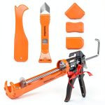 ValueMax Caulk Gun and Scraper Kit, 10 OZ Silicone Caulking Tool for-0