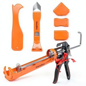 ValueMax Caulk Gun and Scraper Kit, 10 OZ Silicone Caulking Tool for-0