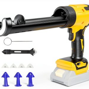 Cordless Caulking Gun Compatible with DeWalt 20V Max Battery, 10oz-0
