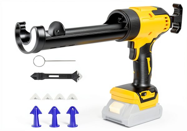 Cordless Caulking Gun Compatible with DeWalt 20V Max Battery, 10oz-0