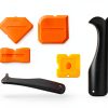 3 in 1 Silicone Caulking Tools（Stainless Steelhead), 12pack, Caulk Remover Tool Kit with Replace Silicone Padsgood Pads and Caulk Finishing Tools, Caulking Tool Kit for Kitchen, Bathroom-5