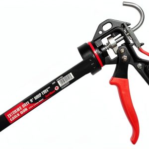 Red Devil 3989 9" Extreme Duty Caulk Gun - Hand Caulking Gun - Thrust Ratio 26:1,Black-0